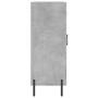 Credenza Grigio Cemento 69,5x34x90 cm in Legno Multistrato