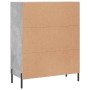 Credenza Grigio Cemento 69,5x34x90 cm in Legno Multistrato