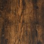 Scrivania Rovere Fumo 100x50x90 cm in Legno Multistrato e Ferro