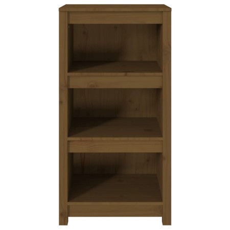 Libreria Marrone Miele 50x35x97 cm in Legno Massello di Pino