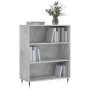 Libreria Grigio Cemento 69,5x32,5x90 cm in Legno Multistrato