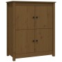 Credenza Miele 83x41,5x100 cm in Legno Massello di Pino