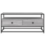 Mobile Porta TV Grigio Sonoma 100x35x45 cm in Legno Multistrato