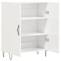 Credenza 69,5x34x90 cm in Legno Multistrato Bianco Lucido