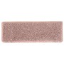 Tappetini per Scale 15 pz 65x21x4 cm Bianchi e Rosa