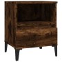 Comodino Rovere Fumo 40x35x50 cm