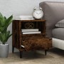 Comodino Rovere Fumo 40x35x50 cm