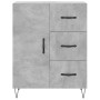 Credenza Grigio Cemento 69,5x34x90 cm in Legno Multistrato