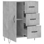 Credenza Grigio Cemento 69,5x34x90 cm in Legno Multistrato