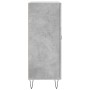 Credenza Grigio Cemento 69,5x34x90 cm in Legno Multistrato