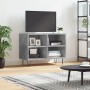 Mobile Porta TV Grigio Cemento 69,5x30x50 cm Legno Multistrato