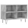 Mobile Porta TV Grigio Cemento 69,5x30x50 cm Legno Multistrato