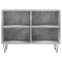 Mobile Porta TV Grigio Cemento 69,5x30x50 cm Legno Multistrato