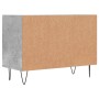 Mobile Porta TV Grigio Cemento 69,5x30x50 cm Legno Multistrato