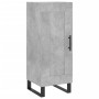 Credenza Grigio Cemento 34,5x34x90 cm in Legno Multistrato