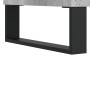 Credenza Grigio Cemento 34,5x34x90 cm in Legno Multistrato