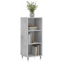 Credenza Grigio Cemento 34,5x32,5x90 cm in Legno Multistrato