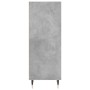 Credenza Grigio Cemento 34,5x32,5x90 cm in Legno Multistrato