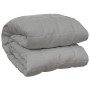 Coperta Ponderata Grigia 200x200 cm 13 kg Tessuto