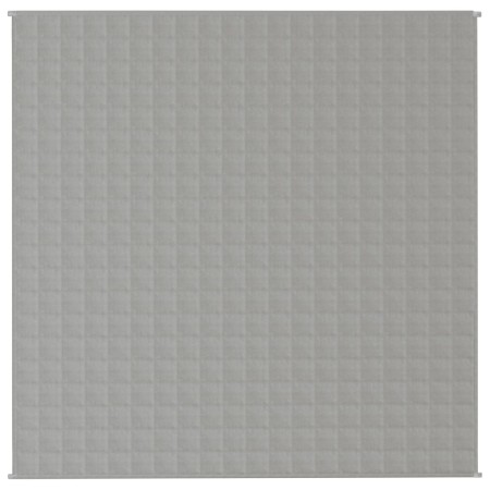 Coperta Ponderata Grigia 200x200 cm 13 kg Tessuto