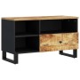 Mobile TV 80x33x46cm Legno Massello Mango e Legno Multistrato