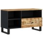 Mobile TV 80x33x46cm Legno Massello Mango e Legno Multistrato