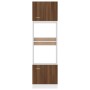 Armadio Microonde Rovere Marrone 60x57x207 cm Legno Multistrato