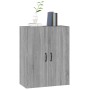 Mobile Pensile Grigio Sonoma 69,5x34x90 cm Legno Multistrato