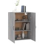 Mobile Pensile Grigio Sonoma 69,5x34x90 cm Legno Multistrato