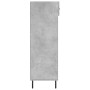 Scarpiera Grigio Cemento 60x35x105 cm in Legno Multistrato