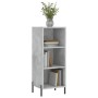 Credenza Grigio Cemento 34,5x32,5x90 cm in Legno Multistrato