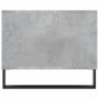 Tavolino Salotto Grigio Cemento 102x50x40 cm Legno Multistrato