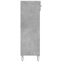 Scarpiera Grigio Cemento 30x35x105 cm in Legno Multistrato