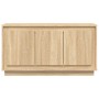 Credenza Rovere Sonoma 102x35x55 cm in Legno Multistrato