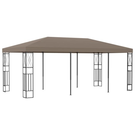 Gazebo 6x3 m Grigio Talpa in Tessuto