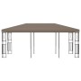 Gazebo 6x3 m Grigio Talpa in Tessuto