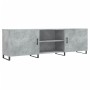 Mobile Porta TV Grigio Cemento 150x30x50cm in Legno Multistrato