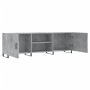 Mobile Porta TV Grigio Cemento 150x30x50cm in Legno Multistrato