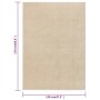 Tappeto a Pelo Corto 120x170 cm Beige