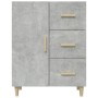 Credenza Grigio Cemento 69,5x34x90 cm in Legno Multistrato