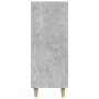 Credenza Grigio Cemento 69,5x34x90 cm in Legno Multistrato