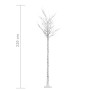 Albero Natale 200 LED 2,2 m Salice Blu Interno Esterno