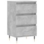 Credenza Grigio Cemento 40x35x70 cm in Legno Multistrato