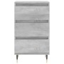 Credenza Grigio Cemento 40x35x70 cm in Legno Multistrato