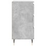 Credenza Grigio Cemento 40x35x70 cm in Legno Multistrato