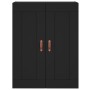 Mobile a Parete Nero 69,5x34,90 cm in Legno Multistrato