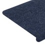 Tappetini Autoadesivi per Scale 15 pz 65x24,5x3,5 cm Blu