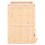 Gabbia per Criceti 81x40x60 cm in Legno Massello di Abete