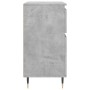 Credenza Grigio Cemento 60x35x70 cm in Legno Multistrato