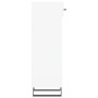 Scarpiera Bianco Lucido 30x35x105 cm in Legno Multistrato